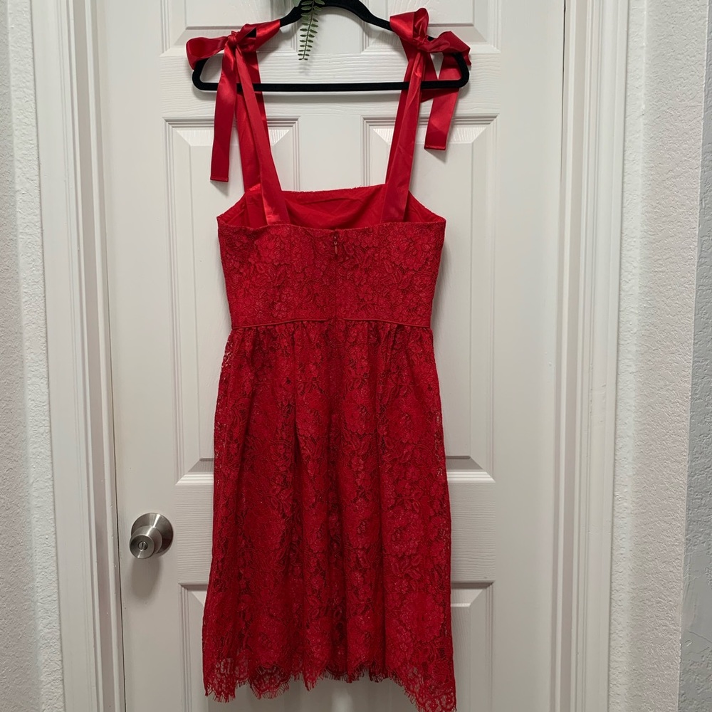NWT GAL MEETS GLAM Lucia Satin Strap Lace - Picture 12 of 16